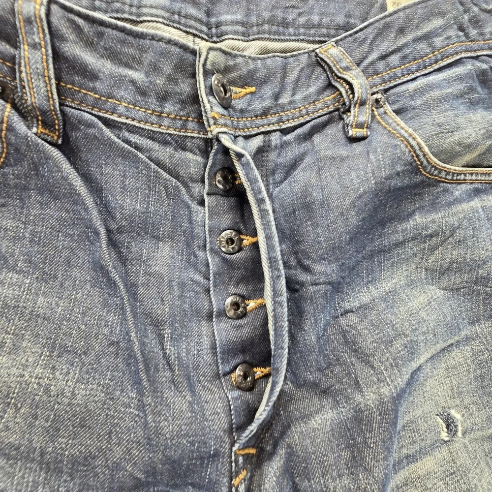 Diesel Jeans Mens 33x32 Blue Bravefort Comfort Carrot Relaxed Button Fly 0088Z